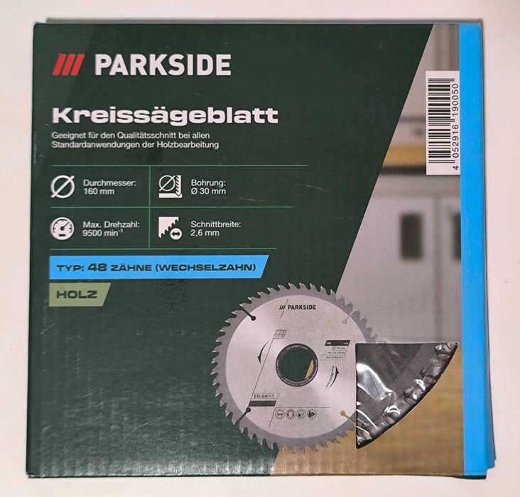 Диск пильний швидкісний 85 160 210мм Parkside Німеччина