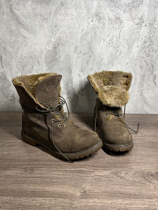 Timbarland Fur Boots Зимові Ботинки на Хутрі Теплі Боти