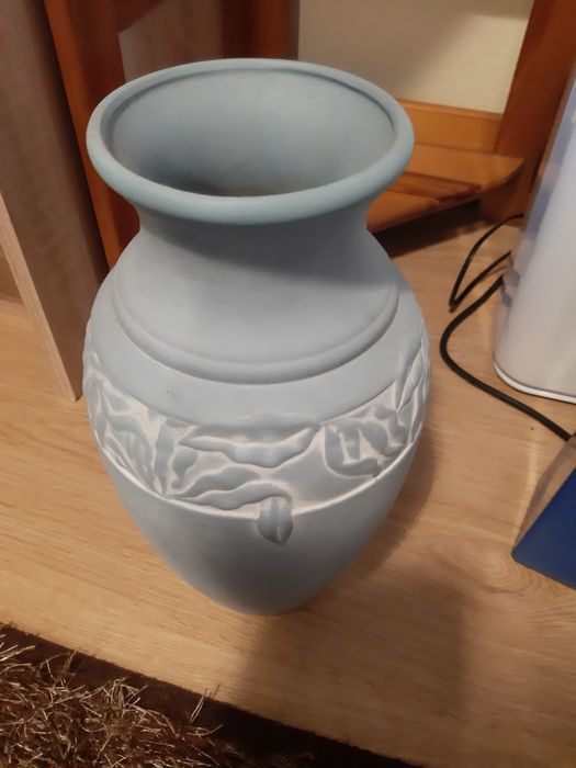 Jarra trabalhada azul