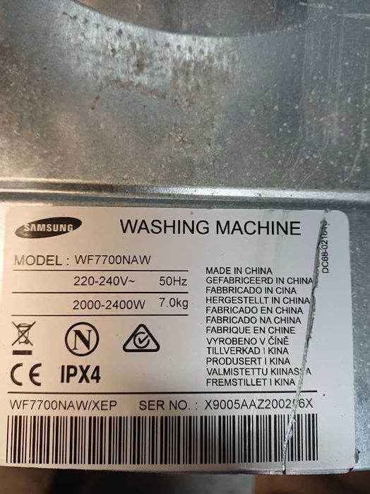 Programador da Samsung maquina lavar roupa