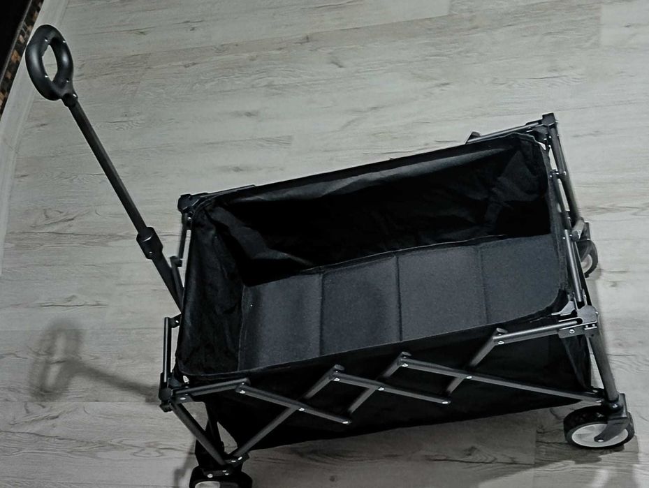składany wózek na zakupy przenośny wózek na cztery koła  transportowy