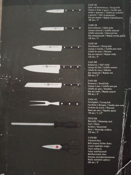 Zestaw noży Zwilling Twin Gourmet w bloku