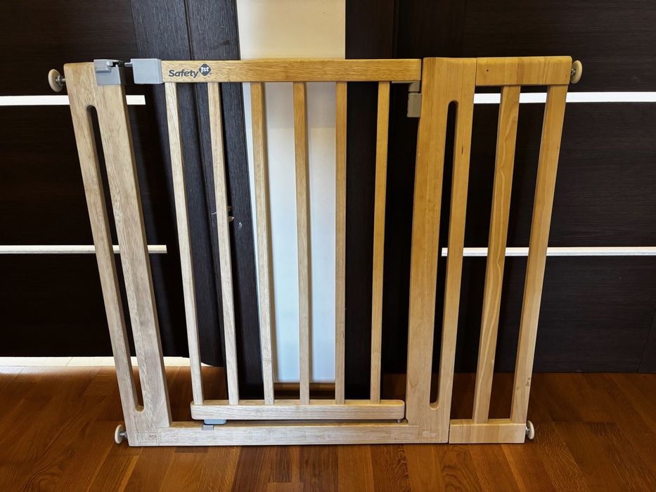 Bramka dziecieca drewniana regulowana 73-96,5 cm