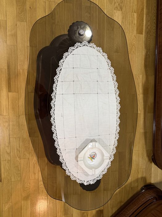 Mesa centro de vidro