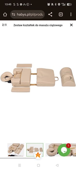Zestaw kształtek do masażu dla kobiet w ciąży
