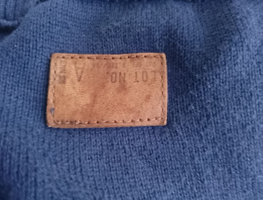 Gruby, bardzo ciepły kolorowy sweter