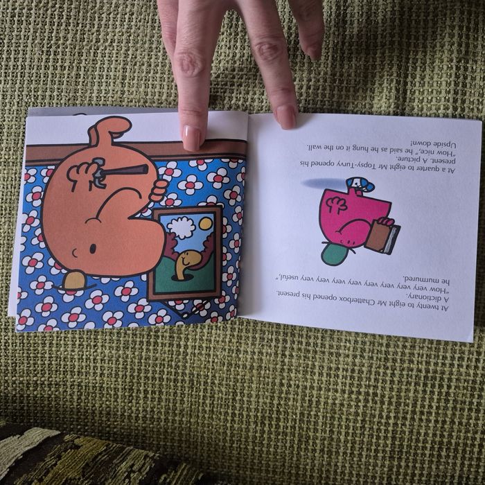 Детская английская книга из серии Mr.Men and Little Miss