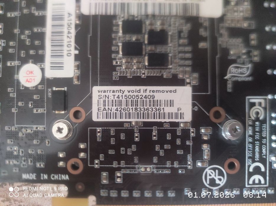Gtx 970 phantom з висувними вентиляторами, на 4 гб