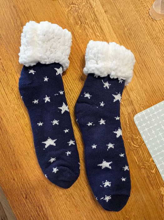 Zimowe skarpety ocieplane