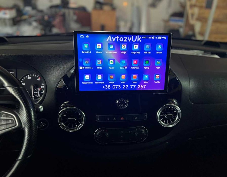 Магнітола Mercedes VITO w447 VIANO V-class Metris Віто CarPlay Андроїд