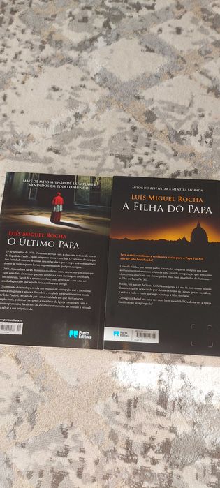 Livros luis miguel rocha - a filha do papa e o ultimo papa