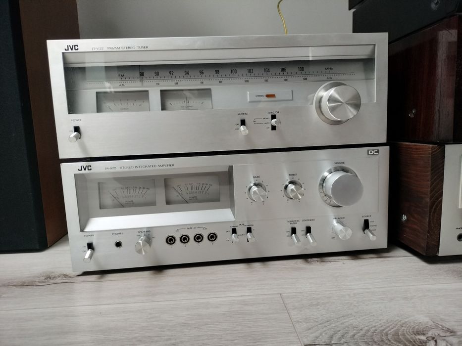 Wzmacniacz  JVC JA S22 oraz Tuner