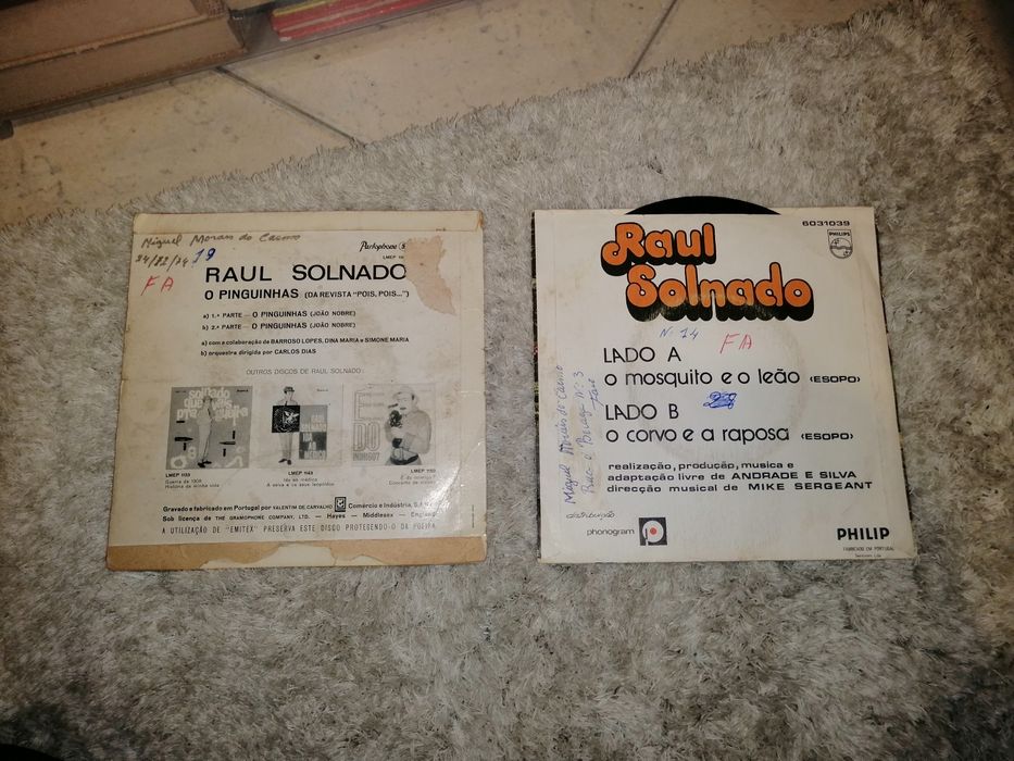 Discos de vinil Raul Solnado