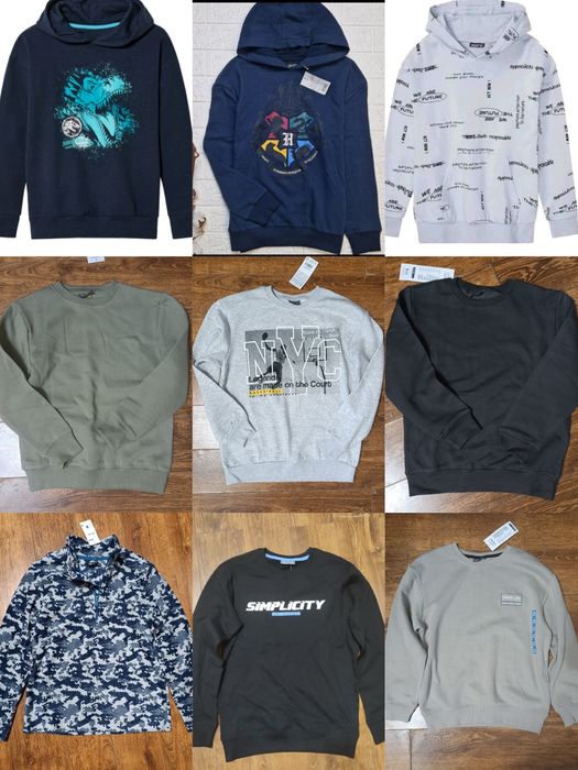 Піжами, костюми ,світшоти,  спортивні штани, джинси, труси.