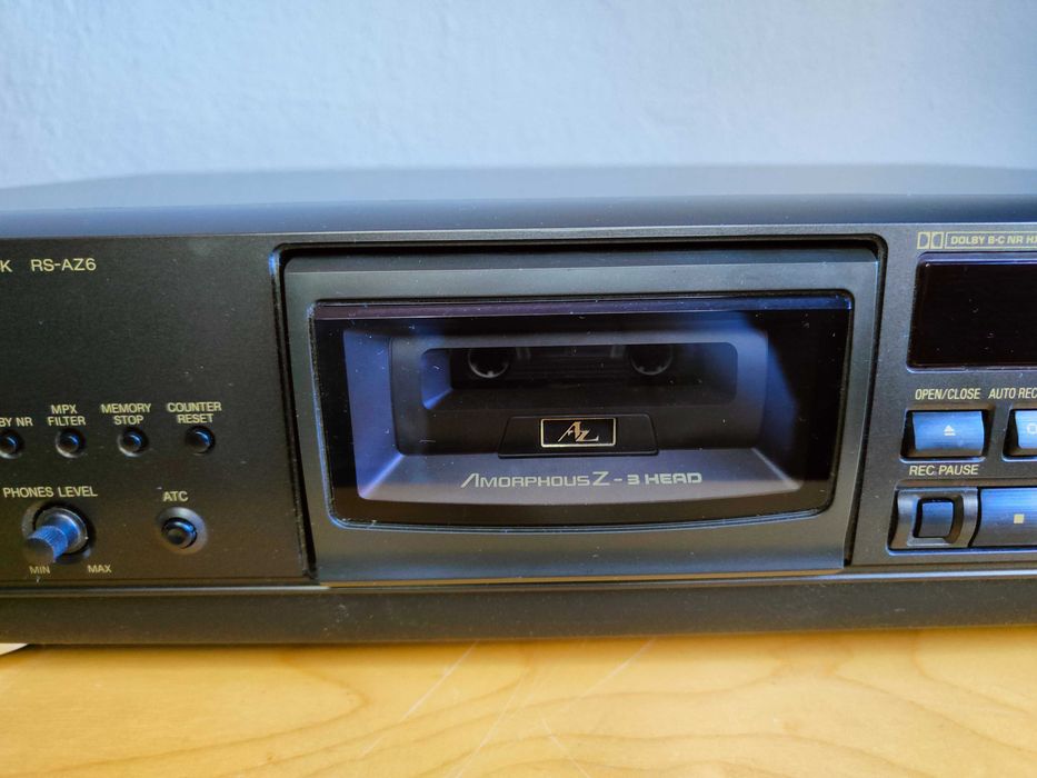 Magnetofon deck Technics RS-AZ6 3 head głowica amorficzna