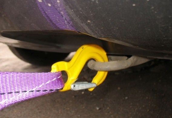 Трос буксировочный ремень скоба-скоба, петля-петля, крюк-крюк  НАЛИЧИЕ