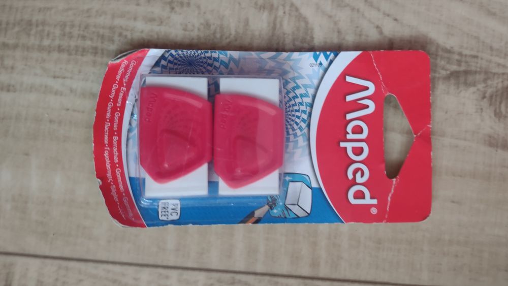 Zestaw 2sztuk gumek do mazania
