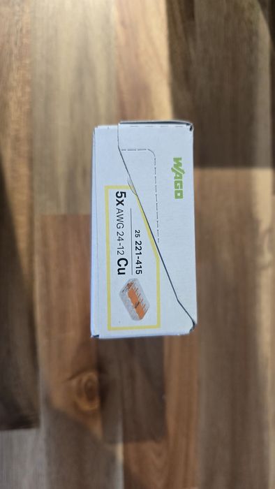 Wago 5xAWG 24-12 CU 221-415  4 szt.