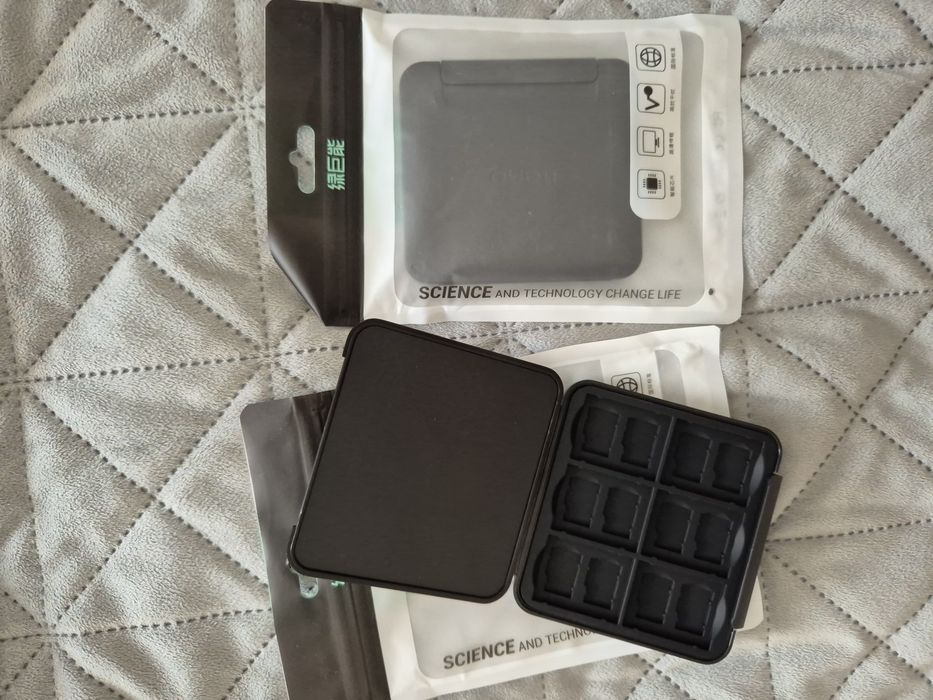 Кейс для карт пам'яті на 6 SD + 12 microSD, складний, водонепроникний — 2 шт