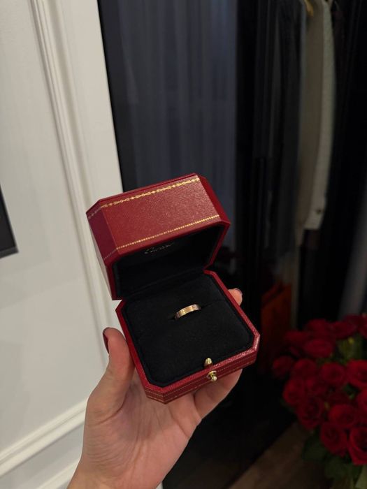Кольцо Cartier love small (rose gold)