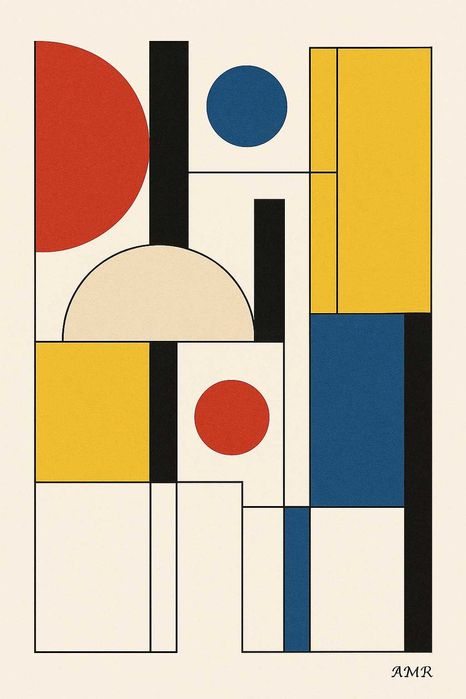 Poster de pintura abstrata