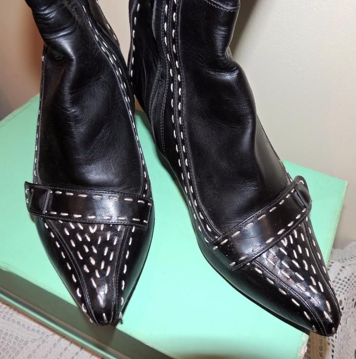 Сапоги кожа (Испания) 36 разм.