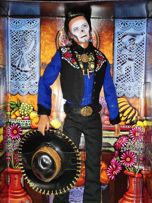 Lalka kolekcjonerska Barbie Ken Dia De Muertos Mattel