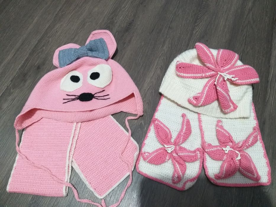 Шапка демисезон.  1-2, 3-4года.