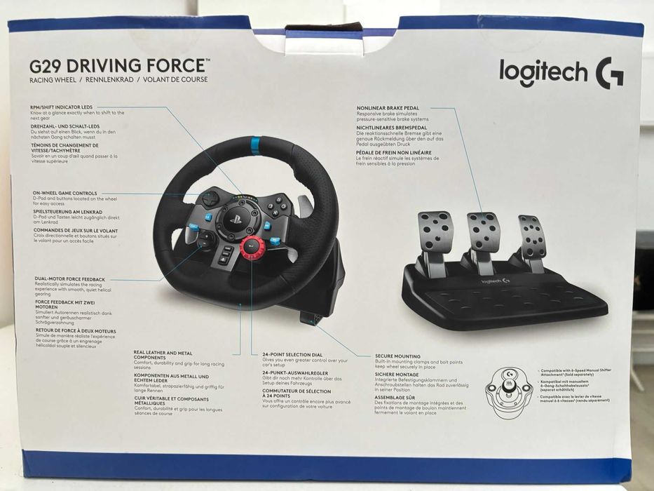 Volante e Pedais LOGITECH G29 Driving Force