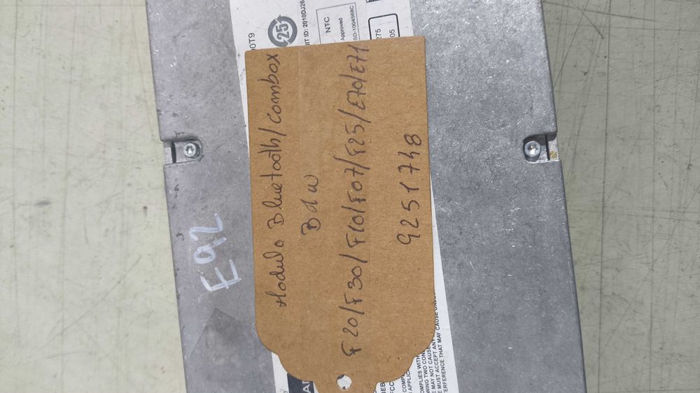 Modulo Bluetooth/Combox BMW Serie 1/3/X/Z (E8x/E9x)  9251.748