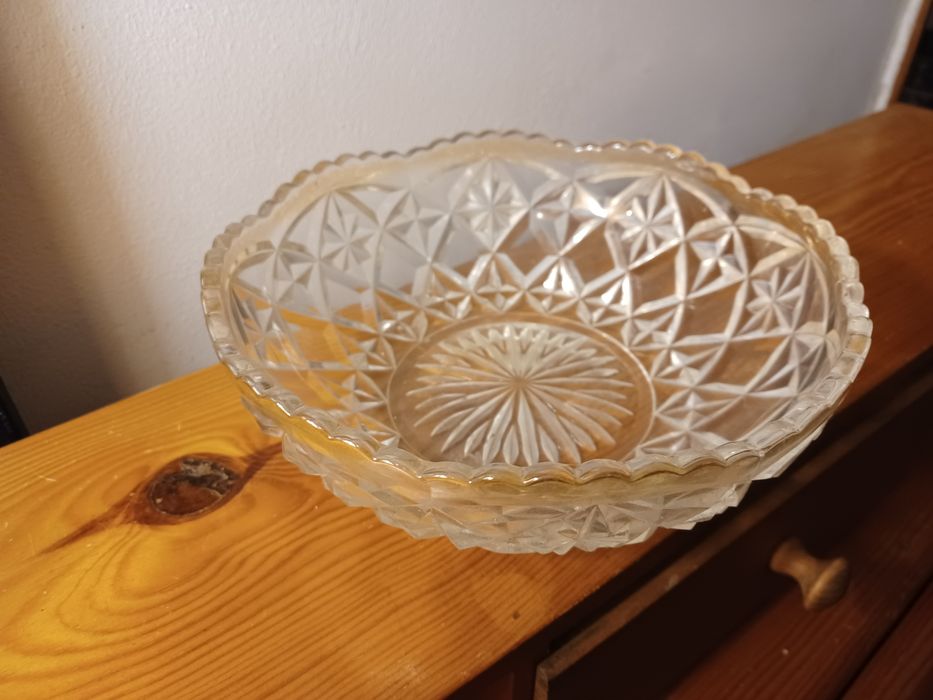 Taça vidro trabalhado