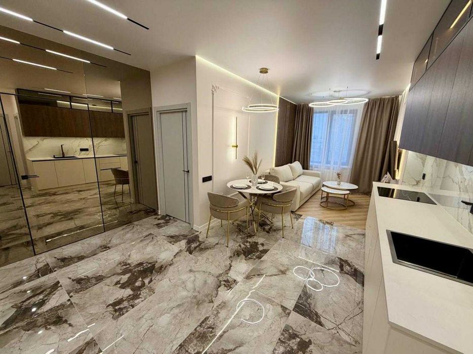 2к ЖК Эллада Аркадия Гефест Торг Дизайнерский ремонт средний этаж