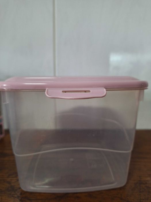 5 caixas novas para guardar alimentos