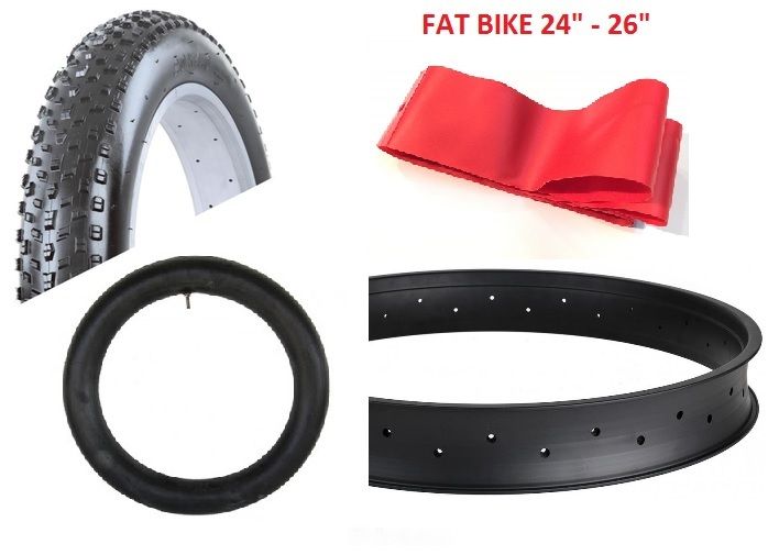 Покрышка FATBIKE. Обод FATBIKE. Велокамера FATBIKE. Флиппер FATBIKE