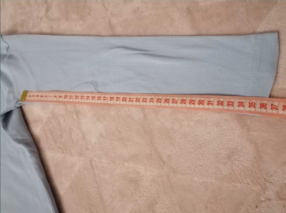 Bluzka golf r. 128 niebieski dla dziewczynki lub chłopca.