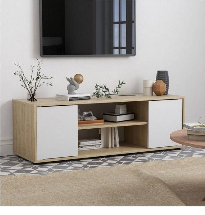 Móvel TV MOVIFLOR Frieburgo Basic (Madeira - 120x40x40 cm)