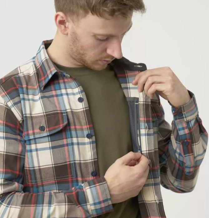 ‼️Рубашка Helikon Tex Greyman Shirt клітинка клетка міцна щільна‼️