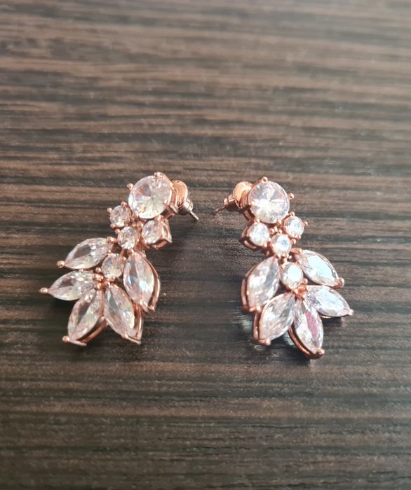 Kolczyki ślubne Almeria Rose Gold