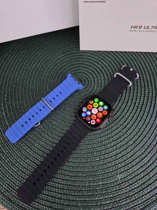 Smartwatch Męski – AMOLED 2,12", połączenia, sport, zdrowie – NOWY