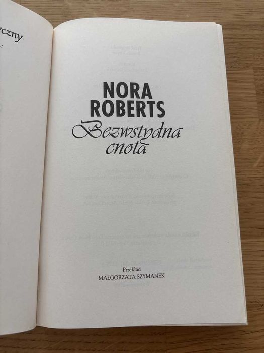 Bezwstydna cnota - Nora Roberts