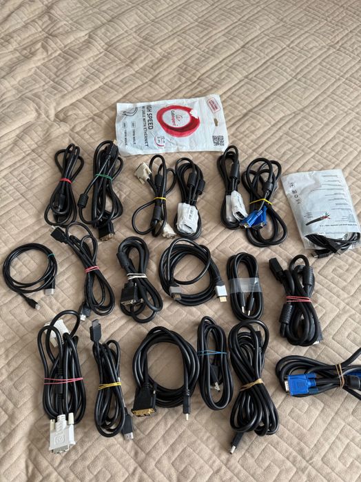 Продам кабелі dvi/vga/hdmi/display port