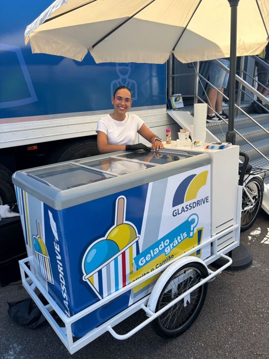Carrinho gelados para eventos - Ice cream bike