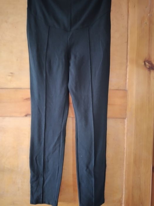 Ciążowe, czarne spodnie r.M