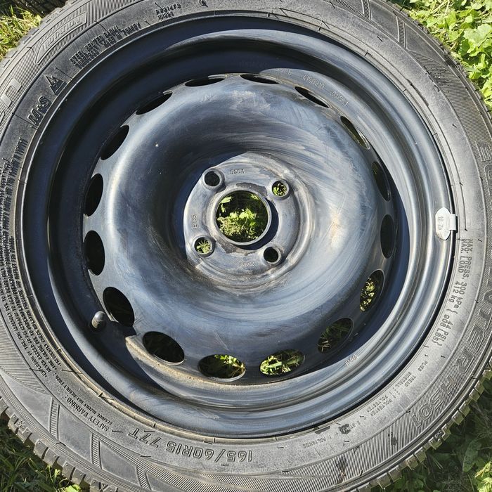 Koła zimowe 165/60/15 Toyota Aygo Citroen C1 Peugeot 107 4x100 ET35