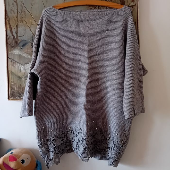 Sweterek szary rozm 3xl