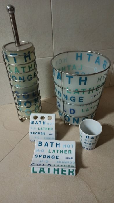 Conjunto acessórios de casa de banho