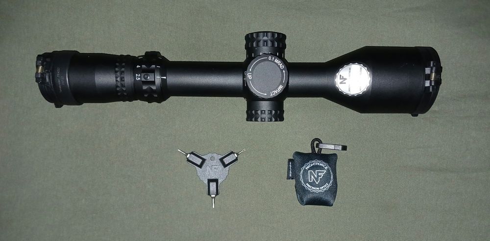 Приціл оптика Nightforce NX8 2.5-20x50 F1 ZeroS. Сітка Mil-XT.