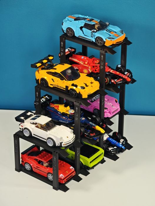 Modułowy Garaż na 9 Furmuł 1 LEGO Speed Champions