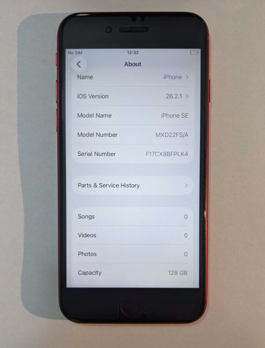 iPhone SE 128 Gb Red neverlock Відмінний 2 сім з Ябко АКБ мінявся