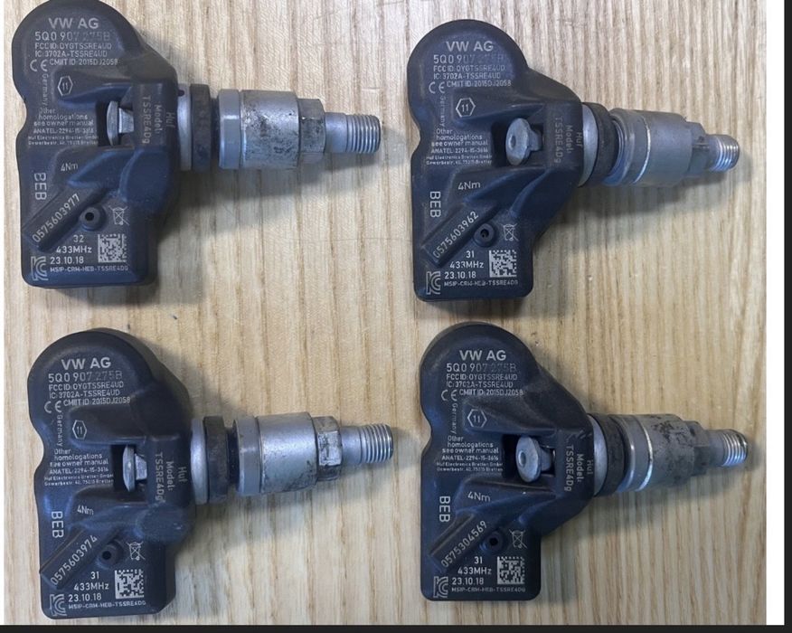 Czujnik ciśnienia opon tpms audi